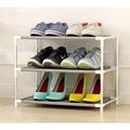 Rebrilliant Simple Shoe Rack Doorway Multilayer Small Shoe Rack Household Dormitory Storage Rack Multifunctional Rack in Gray | Wayfair