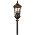 Outdoor Windsor-Extra Large Post Top Or Pier Mount Lantern-River Rock