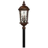 Outdoor Windsor-Extra Large Post Top Or Pier Mount Lantern-River Rock