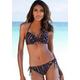 Push-Up-Bikini BUFFALO Gr. 34, Cup B, schwarz (schwarz, bedruckt) Damen Bikini-Sets Ocean Blue