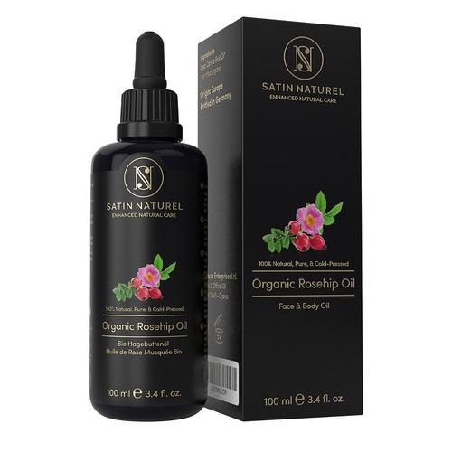 Satin Naturel Bio Hagebuttenöl kaltgepresst vegan 100 ml Öl