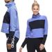 Adidas Tops | Adidas Sport 2 Womens M Crop Blue Street Mock Neck Sweatshirt | Color: Black/Blue | Size: M
