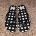Kate Spade Shoes | Flip Flops | Color: Black/White | Size: 7-8