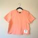 Adidas Tops | Adidas Cropped Tee Shirt | Color: Orange/Pink | Size: S