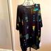 Lularoe Tops | Lularoe Irma Tunic Top Size Large. New With Tags. | Color: Black/Green | Size: L