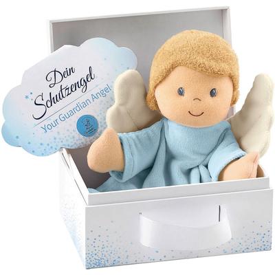 Schmusetuch STERNTALER "Schutzengel, hellblau" blau (hellblau) Baby Schnuffeltücher mit Geschenkbox