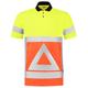 Tricorp 203011 Safety Verkehrsregler Poloshirt, 50% Polyester/50% Polyester, CoolDry, 180g/m², Fluor Orange-Gelb, Größe L