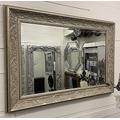 Fabulous Mirrors Antique Silver Mirror Decorative Ornate Elegant Framed Verona Wall Mirror - 110cm x 79cm / 43" x 31" / 3ft7 x 2ft7 - Premium Quality