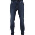 Bequeme Jeans URBAN CLASSICS "Herren Stretch Denim Pants" Gr. 38, Normalgrößen, blau (darkblue) Herren Jeans