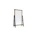 Ghent Prest Mobile Magnetic Whiteboard, 74" x 40" Porcelain/Wood in Brown | 73.75 H x 40.5 W x 20 D in | Wayfair PRS6M7440BD