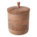 Millwood Pines Kitchen Canisters Wood in Brown | 7.25 H x 5.75 W x 5.75 D in | Wayfair 6B9DAFDF199D45628B8D4E3CF99F045C