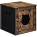Tucker Murphy Pet™ Cat Litter Box Furniture, Hidden Litter Box Enclosure Cabinet w/ Single Door, Indoor Cat House, End Table | Wayfair