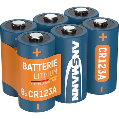 CR123 Fotobatterie CR-123A Lithium 1375 mAh 3 v 6 St. - Ansmann