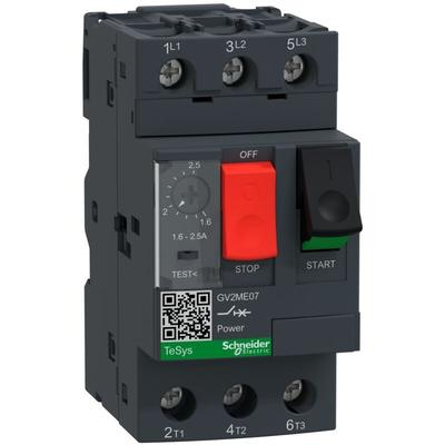 Schneider Electric - GV2ME Automatischer magnetothermischer Schalter mit Regulierungsschutz 2,5-4 a Image