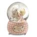 Curata Moments 5.5" Pink Jesus Loves Me Musical Resin Snow Globe with Lamb (Plays Jesus Loves Me)