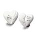 Curata Set of 2 in Loving Memory and Always in Our Hearts Standing Winged Heart Figurines