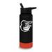 MLB Baltimore Orioles Stainless Steel Silicone Grip 24 Oz. Water Bottle
