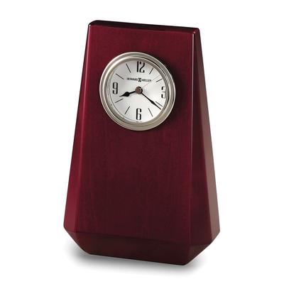 Curata High Gloss Rosewood Finish Wood Quartz Alarm Clock
