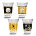 Curata NFL Pittsburgh Steelers 4-Piece 2 Oz. Shot Glass Set