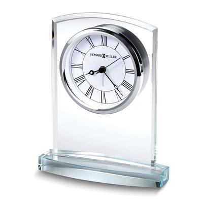 Curata Curata Talbot Beveled Optical Crystal Quartz Alarm Clock