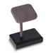 Curata Black Leather Base and Grey Suede Single Watch/Bracelet Display Stand