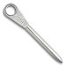 Curata Silver-Tone Letter Opener with Clear Swarovski Crystal Magnifying Glass Handle