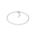 Nenalina Armband Gliederarmband Charmträger Basic 925 Silber (Farbe: Silber, Größe: 16 Cm)