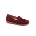 Women's Dawson Casual Flat by Trotters in Dark Cherry Suede (Size 10 1/2 M)