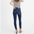 Madewell Jeans | Madewell Petite 10" High-Rise Skinny Jeans: Insuluxe Denim Edition | Color: Blue | Size: 26p