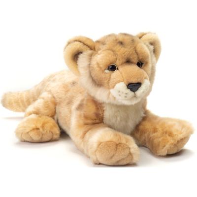 Kuscheltier TEDDY HERMANN "Löwin liegend, 32 cm" Plüschfiguren braun (hellbraun/beige) Kinder zum Teil aus recyceltem Material