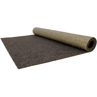 Läufer "PODIUM, Made in Belgium", grau (anthrazit), B:100cm H:2,6mm L:3000cm, Polypropylen (PP), PRIMAFLOR-IDEEN IN TEXTIL, Teppiche, Breite 100 cm, robuster Nadelfilz, Uni-Farben Image
