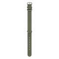 Nixon FKM Rubber NATO Wechselarmband für Uhren mit 20 mm Abstand aus Silikon und Kautschuk in der Farbe Olive mit Schnalle und Beschläge aus Edelstahl, BA005-333-00