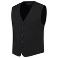 Tricorp 405004 Corporate Herren Weste, 70% Wolle/30% Polyester, 180g/m², Schwarz, Größe 56