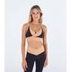 Hurley Damen H2o Dri Colorblock Bralette T-Shirt, Kaviar, S