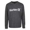 Hurley Jungen Hrlb One & Only Boys Ls Tee T-Shirt, Kohle (Charcoal Heather), 5 años