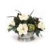 Distinctive Designs Magnolia w/ Hydrangeas Mixed Floral Arrangement in Planter Polysilk | 20 H x 27 W x 19 D in | Wayfair 7127B