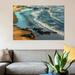 East Urban Home Incoming Waves at Bandon Beach, Oregon by Tim Fitzharris - Print on Canvas Canvas, in Blue/Green | 24 H x 18 W x 1.5 D in | Wayfair