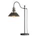 Hubbardton Forge Henry 27" Arched Table Lamp Metal in Gray/Brown | 27.1 H x 9.2 W x 20.4 D in | Wayfair 272840-1185
