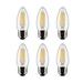 Satco 4 Watt (40 Watt Equivalent), B11 LED, Dimmable Light Bulb, Warm E26/Medium (Standard) Base in White | 3.58 H x 1.38 W in | Wayfair S21284