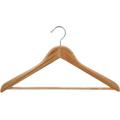 Only Hangers Inc. Cedar Suit Hanger Wood/Metal in Brown | 17 W x 0.75 D in | Wayfair CE101-10