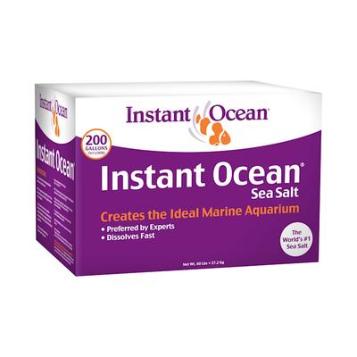 Instant Ocean Marine Fast Dissolving Sea Salt, 200 Gallons