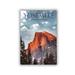 Millwood Pines Yosemite National Park California, Travel Poster Print, Unframed Print, Home & Office Wall Art Paper | 10 H x 8 W x 0.35 D in | Wayfair