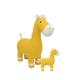 Pack Peluche de cheval 100% coton jaune