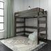 Max and Lily Farmhouse Twin-Size High Loft Bed