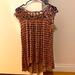 Anthropologie Tops | Anthropologie Patterned Net Tank - Plenty By Tracy Reese | Color: Blue/Red | Size: S