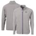 Men's Cutter & Buck Gray Colorado State Rams Big Tall Adapt Eco Knit Hybrid Recycled Full-Zip Jacket