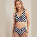 Anthropologie Swim | Anthropologie | Nwthailee Black & White Polka Dot Ruched Bikini Swimsuit Bottom | Color: Black/White | Size: Xs