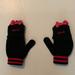 Disney Accessories | Minnie Mouse Mittens That Button Down And Convert Into Fingerless Gloves | Color: Black/Pink | Size: Osg