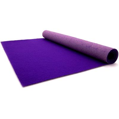 Läufer "PODIUM, Made in Belgium", lila, B:200cm H:2,6mm L:1100cm, Polypropylen (PP), PRIMAFLOR-IDEEN IN TEXTIL, Teppiche, Breite 200 cm, Nadelfilz, Uni-Farben, ideal für Veranstaltungen Image