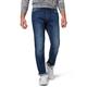 5-Pocket-Jeans TOM TAILOR "Josh" Gr. 34, Länge 34, blau (mid stone washed denim) Herren Jeans 5-Pocket-Jeans